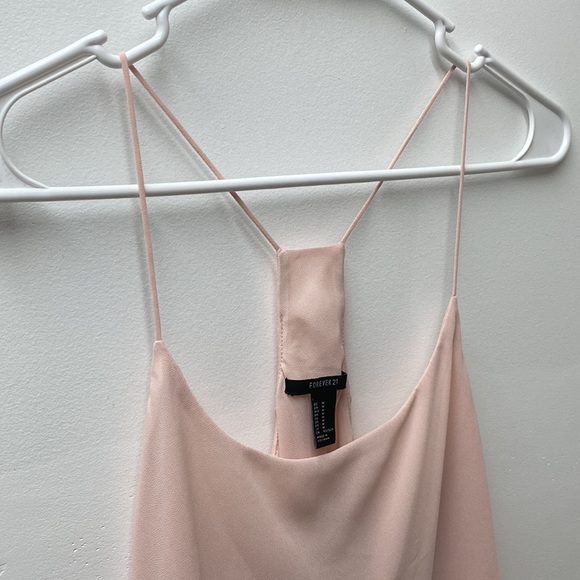 Blush camisole racer back tank top - Picture 2 of 3